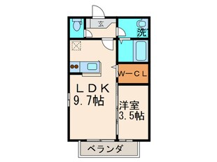 トレス上の原館の物件間取画像